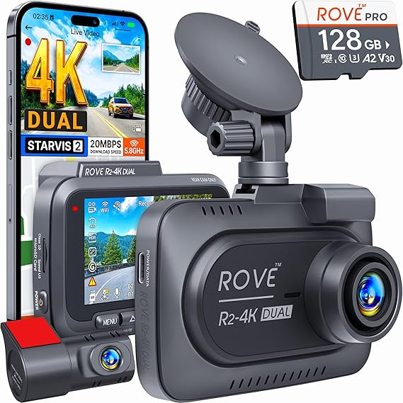 4K Dashcam mit integriertem Radar und SOS Modul