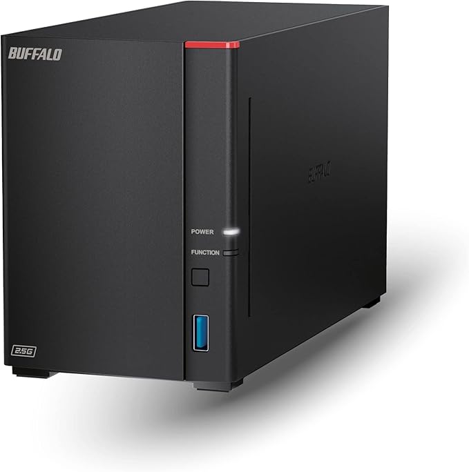 Zwei-Bay NAS Server fuer Home und Office