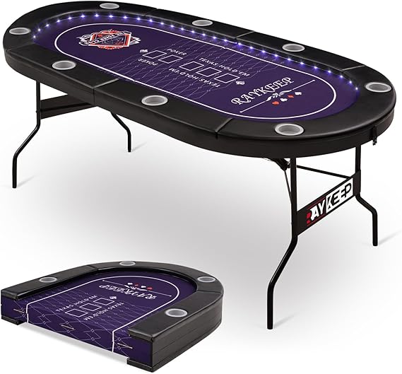 Smart LED Poker-Tisch mit integriertem Dealer-Display