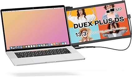 Mobiles 13,3 Zoll Dual-Screen Display fuer Laptops